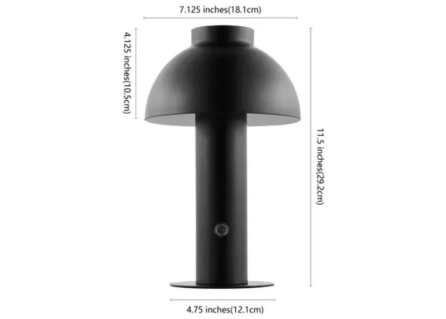 NIARA, 11.5 INCH, BLACK, IRON, RECHARGEABLE LED TABLE LAMP?