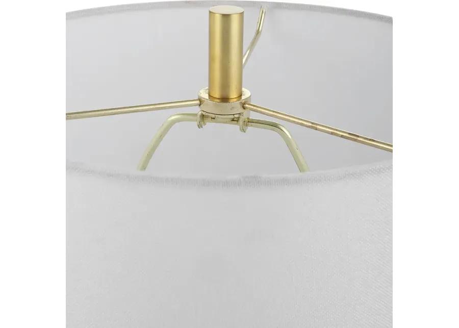 Turret Gold Buffet Lamp