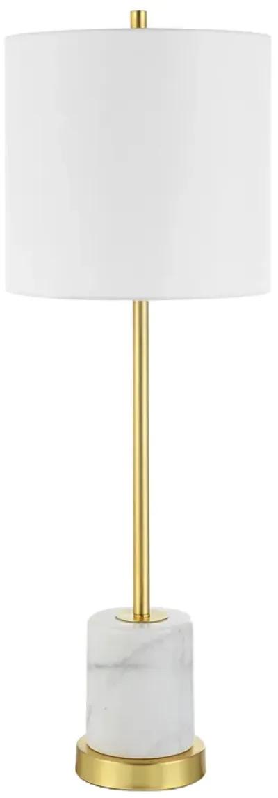 Turret Gold Buffet Lamp