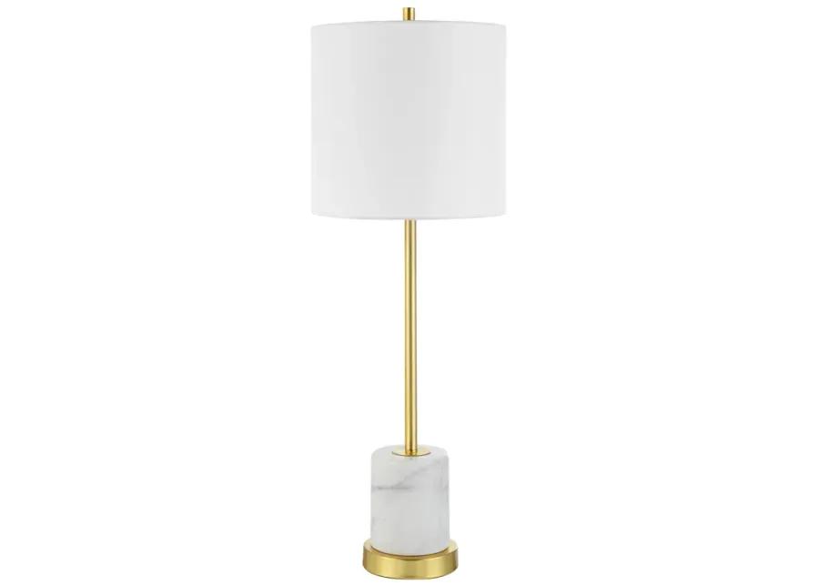 Turret Gold Buffet Lamp