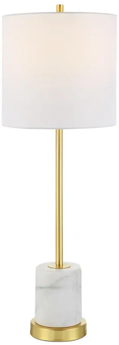 Turret Gold Buffet Lamp