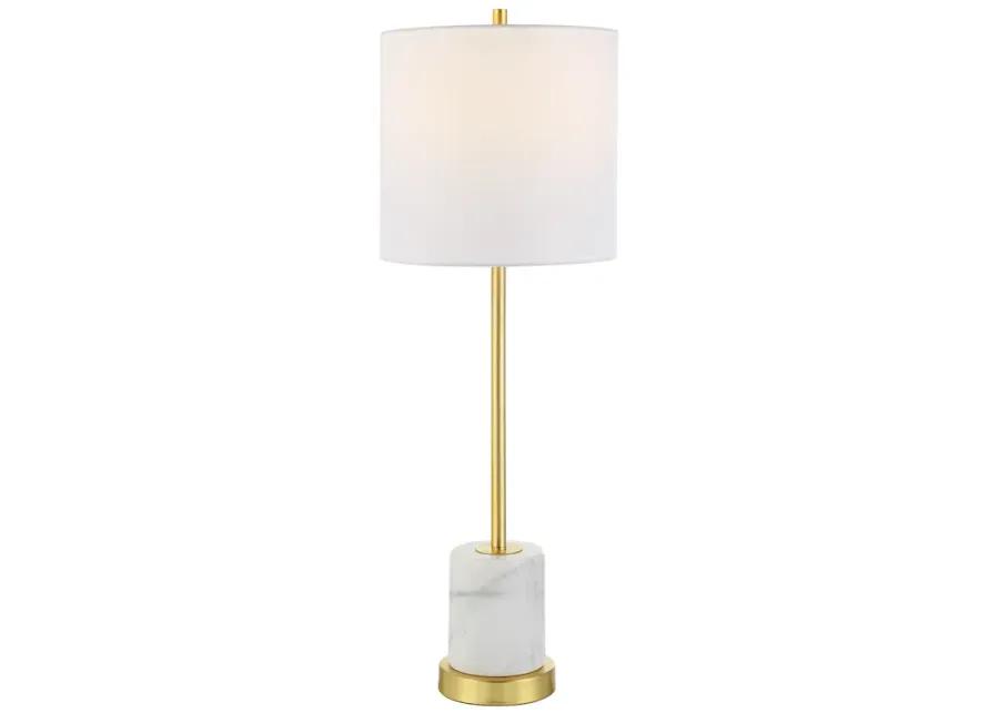 Turret Gold Buffet Lamp