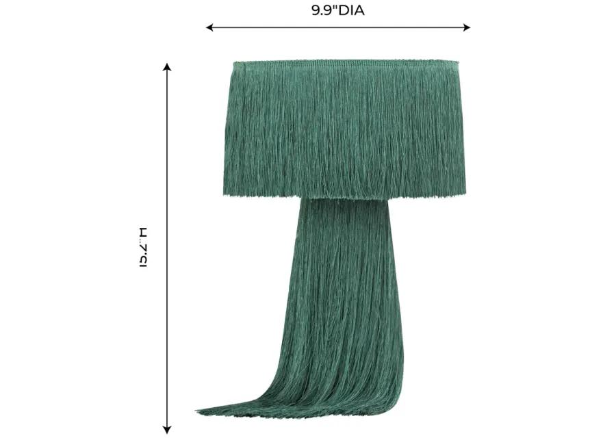 Atolla Emerald Tassel Table Lamp