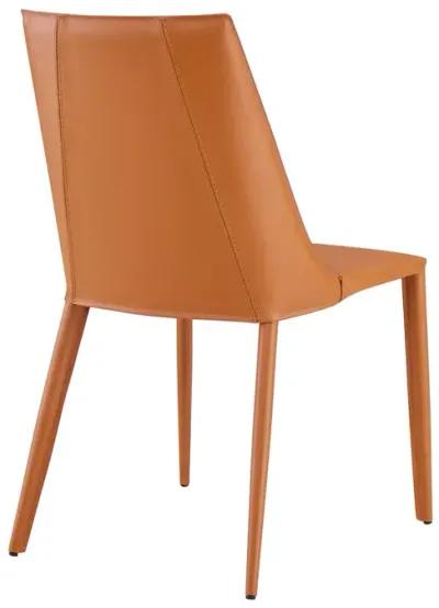 Kalle Side Chair in Cognac - Set of 1