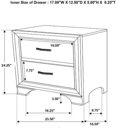 Beaumont Bedroom Set Metallic Champagne