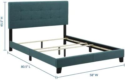 Amira Full Upholstered Fabric Bed