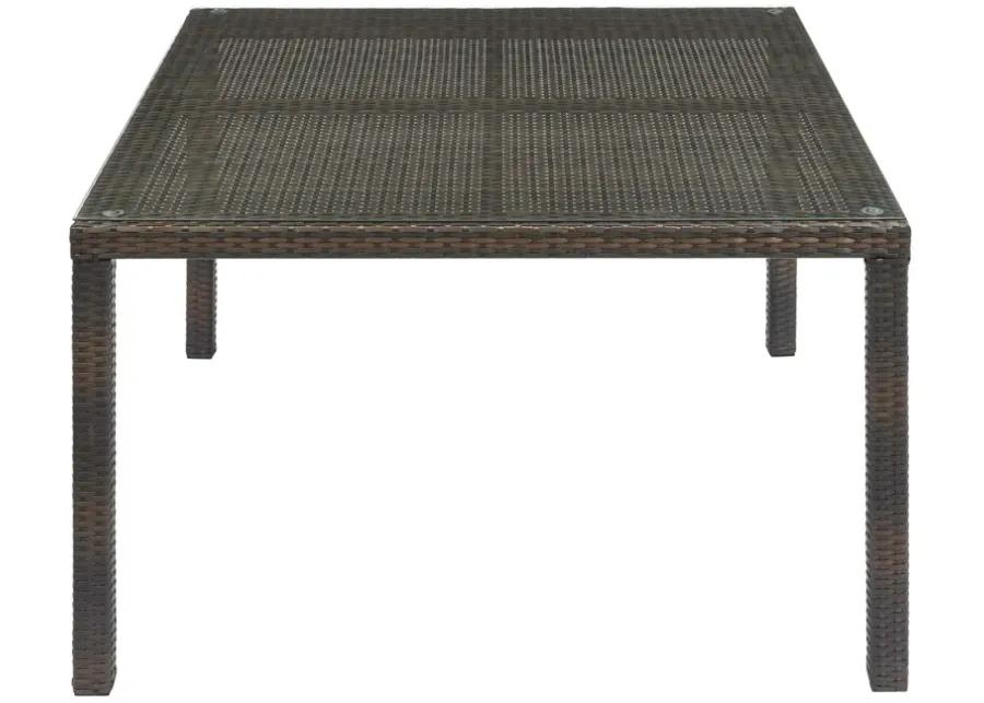 Conduit 47" Outdoor Patio Wicker Rattan Dining Table