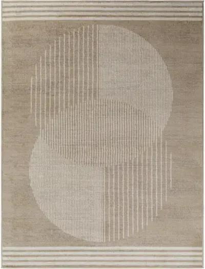 Floransa FSA-2374 7'10" x 7'10" Machine Woven Rug