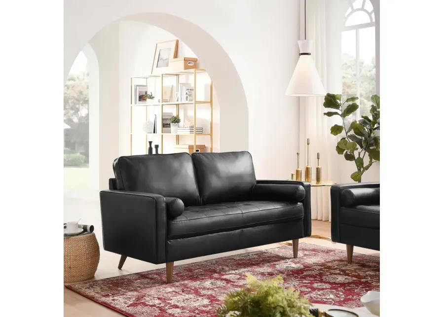 Valour Leather Loveseat