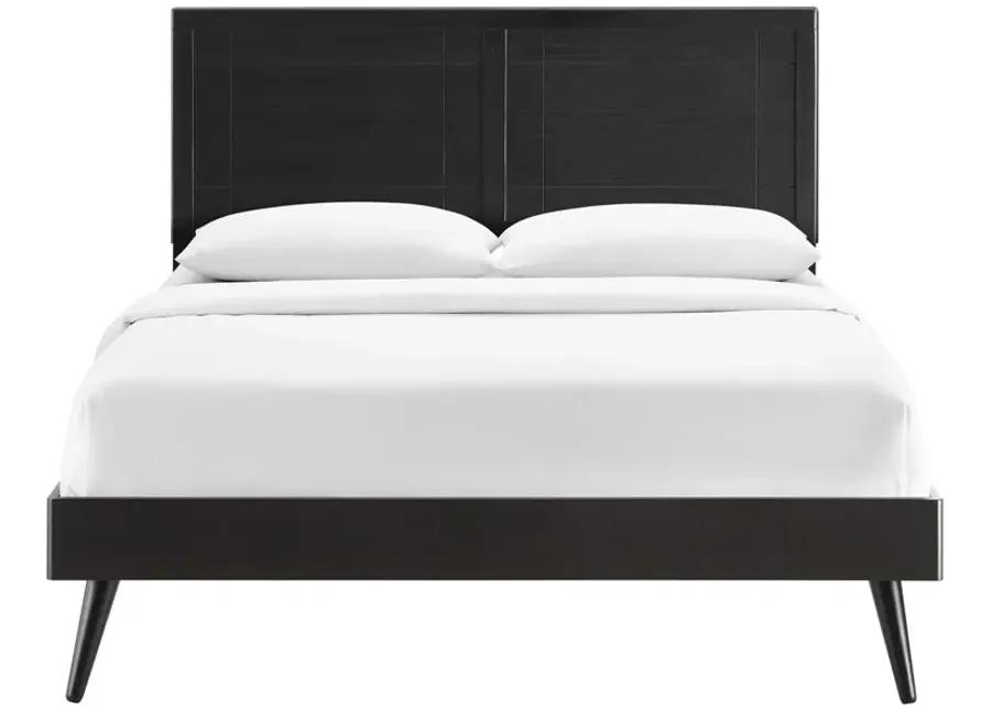 Marlee Twin Wood Platform Bed With Splayed Legs