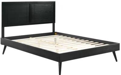 Marlee Twin Wood Platform Bed With Splayed Legs