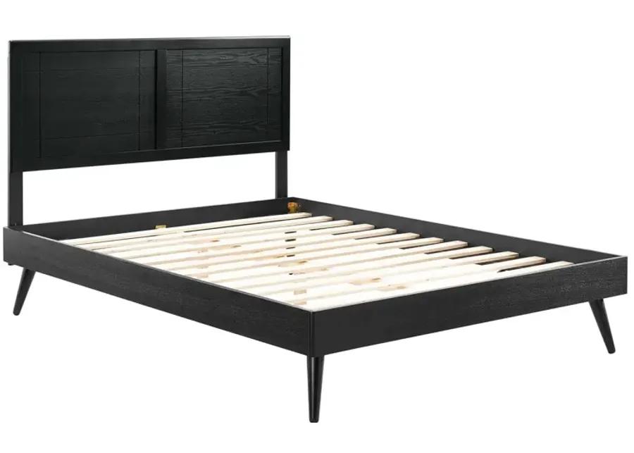 Marlee Twin Wood Platform Bed With Splayed Legs