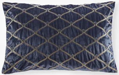 Croscill Classics Aumont Navy Oblong Decor Pillow