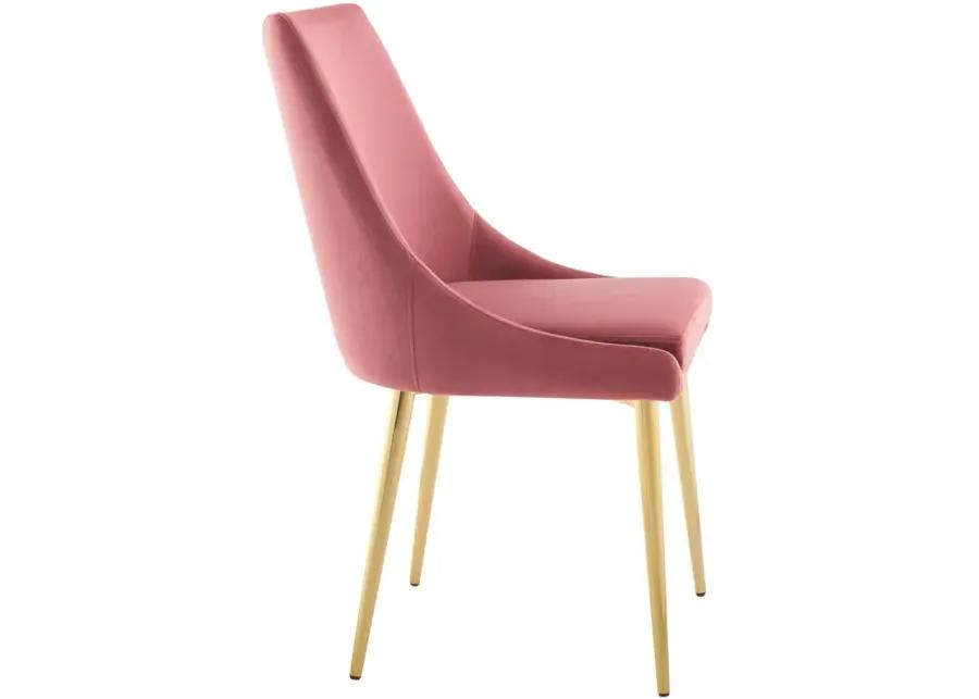 Viscount Modern Accent Performance Velvet Dining Chair