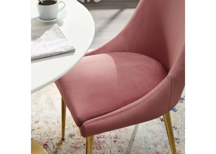 Viscount Modern Accent Performance Velvet Dining Chair