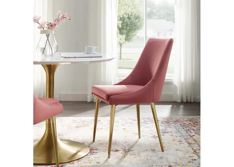 Viscount Modern Accent Performance Velvet Dining Chair