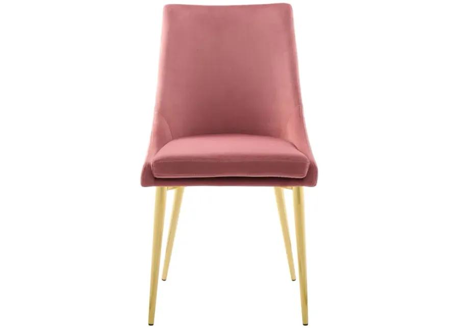 Viscount Modern Accent Performance Velvet Dining Chair