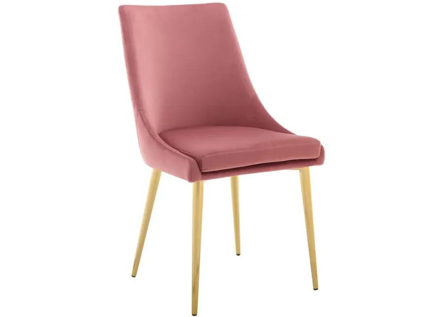 Viscount Modern Accent Performance Velvet Dining Chair