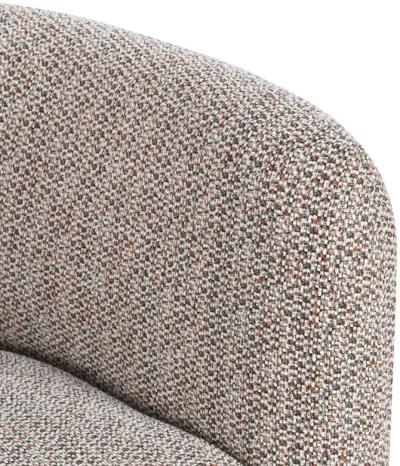 Nico 93" Modern Brick Curved Sofa