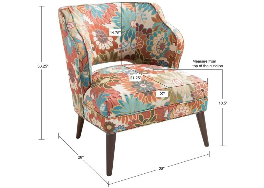 Madison Park Cody Multi Open Back Accent Chair