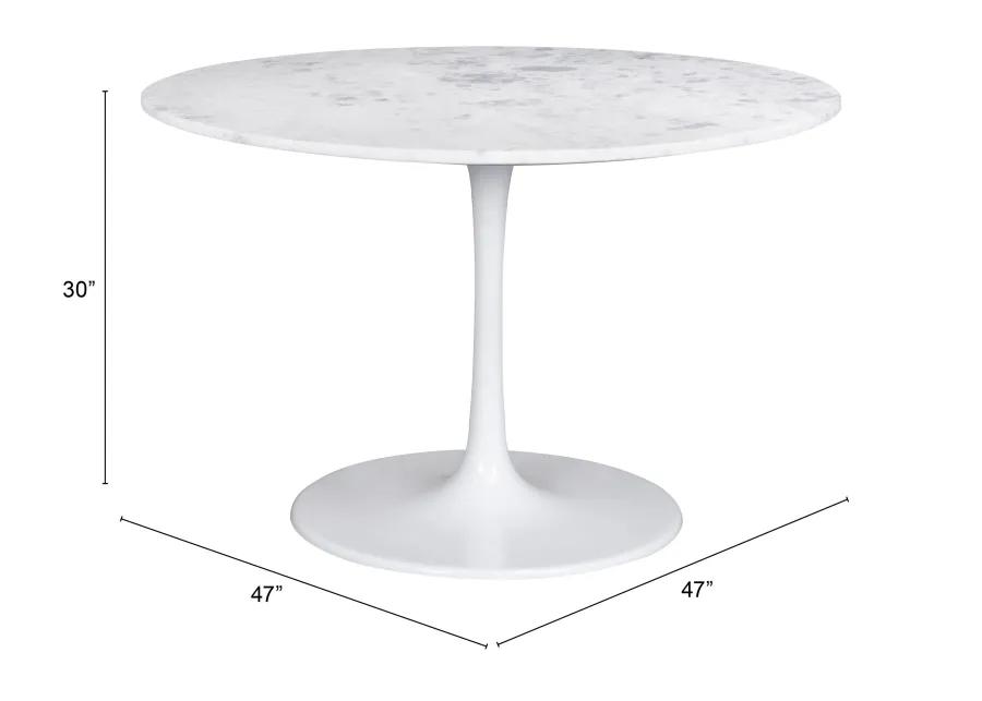 Phoenix Dining Table White