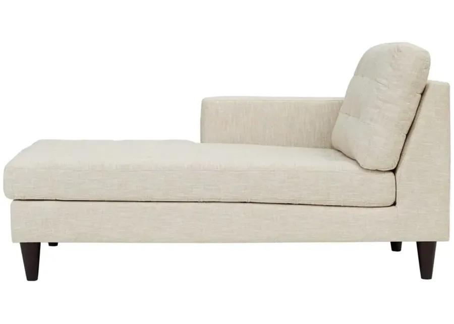 Empress Left-Arm Upholstered Chaise