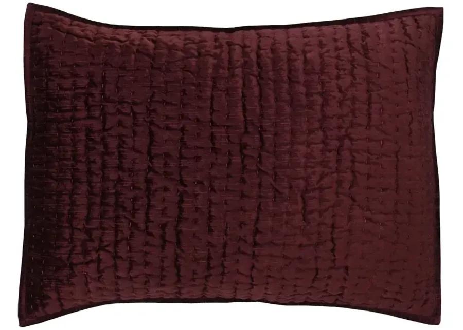 Bari Velvet Port Standard Sham