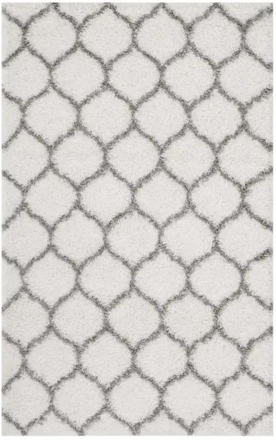 Solvea Moroccan Trellis 5x8 Shag Area Rug