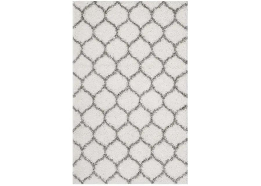 Solvea Moroccan Trellis 5x8 Shag Area Rug