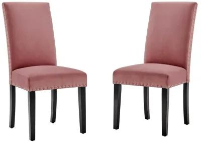 Parcel Performance Velvet Dining Side Chairs - Set of 2