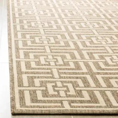 LINDEN 128 Collection LND128D-5 Beige / Cream 5'-3" X 7'-6"