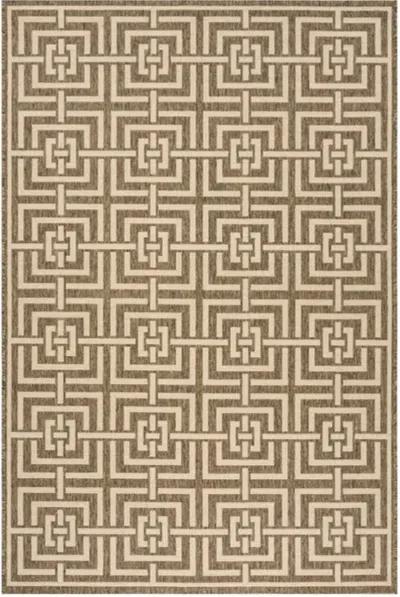 LINDEN 128 Collection LND128D-5 Beige / Cream 5'-3" X 7'-6"