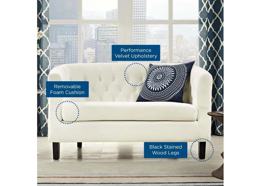 Prospect Performance Velvet Loveseat