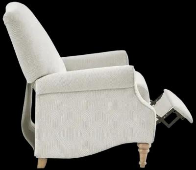 Madison Park Athena Ivory Push Back Recliner