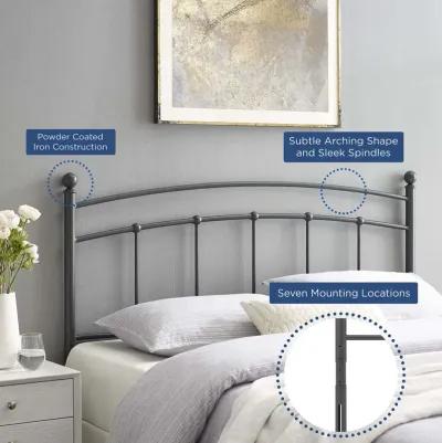 Abigail Queen Metal Headboard