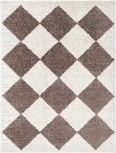 Fossay Shag FSG-2323 5'3" x 7' Machine Woven Rug