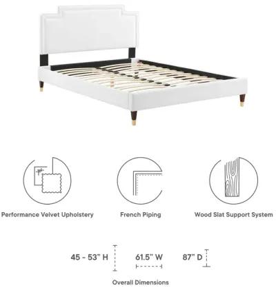 Liva Performance Velvet King Bed