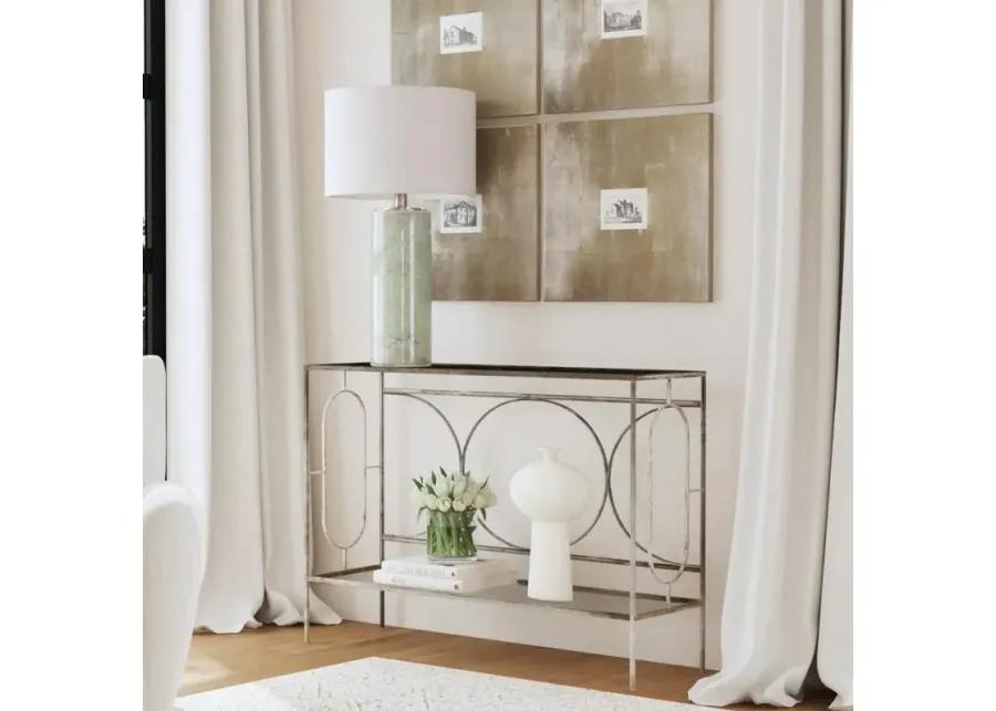 Luano Silver Console Table