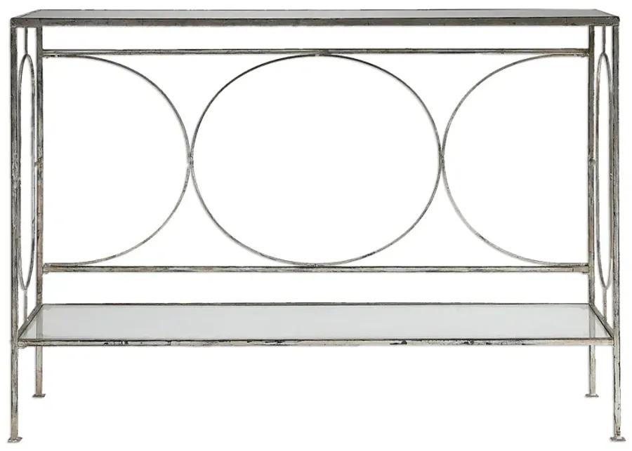 Luano Silver Console Table