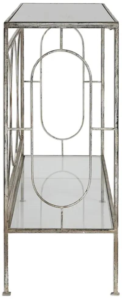 Luano Silver Console Table