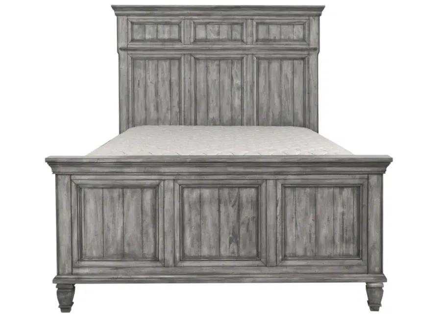 Avenue California King Panel Bed Grey