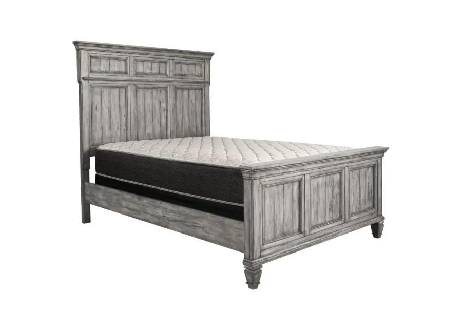 Avenue California King Panel Bed Grey