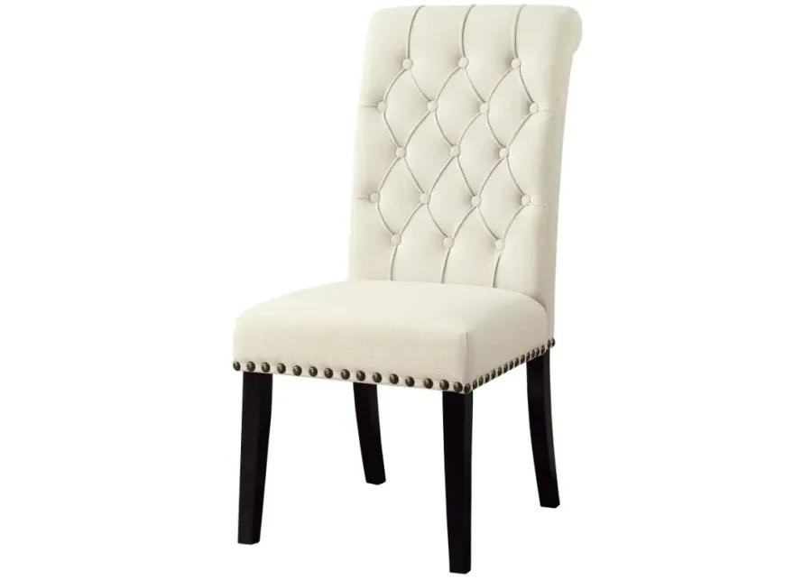 Alana Tufted Back Upholstered Side Chairs Beige (Set of 2)