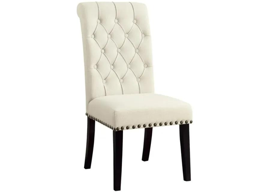 Alana Tufted Back Upholstered Side Chairs Beige (Set of 2)