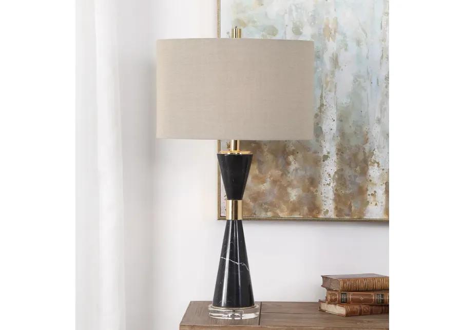 Alastair Black Marble Table Lamp