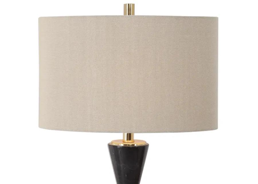 Alastair Black Marble Table Lamp