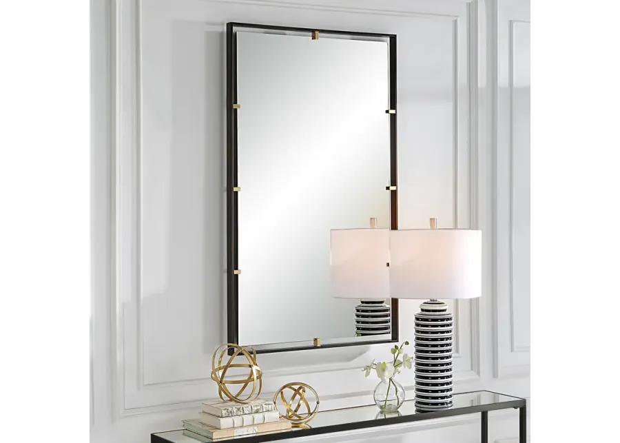 Egon Rectangular Bronze Mirror