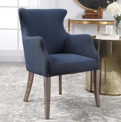 Yareena Blue Wing Chair