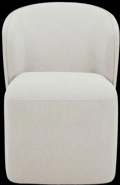 LARSON ROLLING DINING CHAIR PERFORMANCE FABRIC