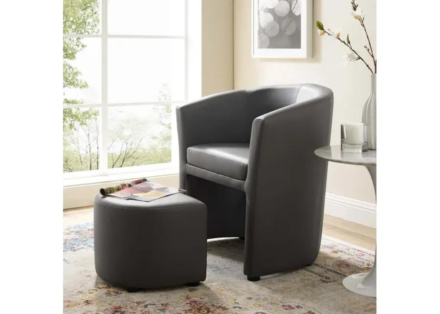 Divulge Armchair and Ottoman